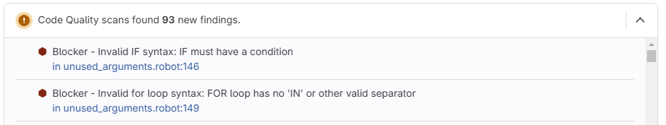 Gitlab Code Quality